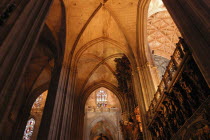 Interior view of Seville Cathedral