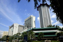 View of the Marriot hotel and other high rise buildings on Orchard Road