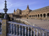 Macarena District  Plaza de Espana in Parque Maria Luisa