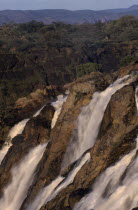 Ruacanna Falls on the Namibia border with Angola