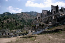 Ruins of Sans Souci Palace.