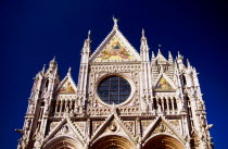 The ornate frontage of the Cathedral