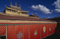 Jokhang Temple golden roofed temple over 1300 years old  built to commemorate the marriage of Tang princess Wen Cheng to King Songtsen Gampo