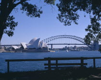 The Opera House and Harbour Bridge.