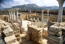 Ruins of 6th Century AD Byzantine church.