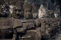 South Gate causeway lined with statues of various gods the paler faced one recently restoredAsian Cambodian Kampuchea Religion Southeast Asia 1 History Kamphuchea Religious Single unitary One individ...