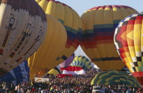 USA, New Mexico, Albuquerque, International Hot Air Balloon Fiesta.