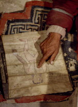 Amji doctor pointing to a medical chart Konchert Zanskar Layuredic