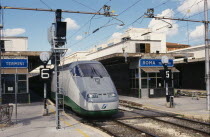 Eurostar train at Termini.