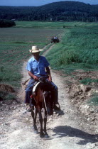 Man on horse