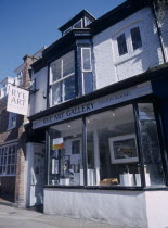 Rye Art Gallery and Easton rooms black and white frontage.European Great Britain Northern Europe UK United Kingdom British Isles European Great Britain Northern Europe UK United Kingdom British Isle...