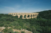 The Pont du Gard Roman aquaductCenter Centre