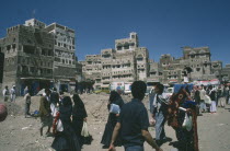 Busy Salt Market of the Old City