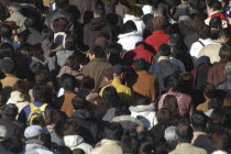 New Years Holiday crowds on the steps of Narita San TempleNarita