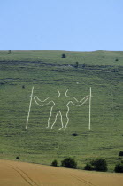 The Longman figure carved into the hillside