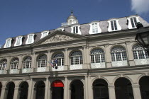 French Quarter. The Louisiana State Museum Cabildo facade on Jackson Square