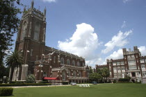 Loyola University seen over lawns