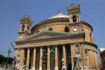 St Marys Church with twin bell towers and domed roof