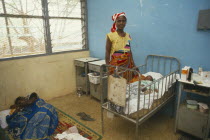 Women and their babies in a ward of the local hospital