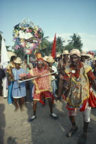 Voodoo Ra Ra dancers. The Voodoo years comes to a climax at Lent and Easter