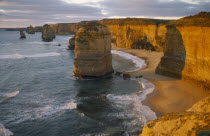 The twelve Apostles coastal rock formations