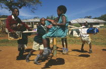 Meugo Primary School where thirty per cent of pupils have been orphaned by AIDS