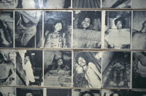 Tuol Sleng Museum.  Photographs of victims of the Khmer Rouge.