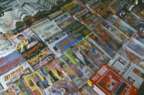 Magazine stand.