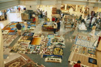 Naama Bay shopping centre  carpets laid out on display. Center