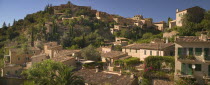 Deia. Panoramic view of the village.MajorcaMediterraneanTravelTourismHolidaysMountain VillagesPanorama