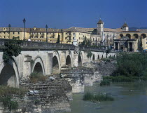 Puente Romano or Roman Bridge over the River GuadalquivirAndalusia Andalucia