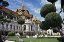 Grand Palace exterior and gardens.