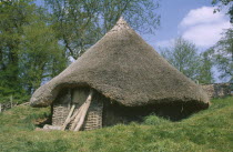 Reconstruction of Iron Age roundhouse.