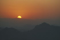 Sunrise seen from Mount Sinai