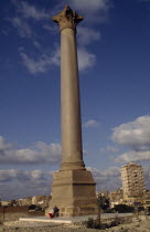 Pompey s Pillar built in 297 AD from the ruins of the Temple of Serapis