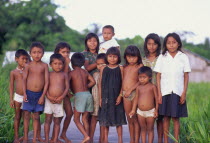 Group of Warao children