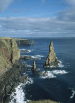 Stacks of Duncansby.  Pointed sea stacks off the North East coast.