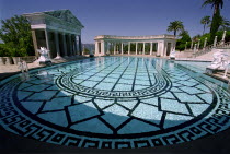 View of the Greek/Roman Neptune Pool at Hearst Castle owned by William Randolf HearstState Historical Monument