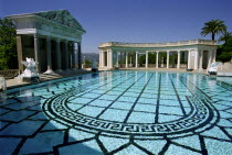 View of the Greek/Roman Neptune Pool at Hearst Castle owned by William Randolf HearstState Historical Monument