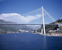 Franjo Tudjman Bridge over inlet channel