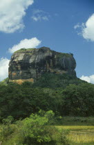 The Rock surrounded by greenery