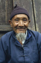 Elderly man  head and shoulders portrait.