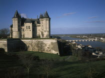 Chateau Saumur on the bank of the river Loire.