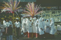 Women in procession as part of the celebrations for Mohamed s birthday.MoslemMohammed