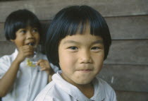 Portrait of primary school girl.