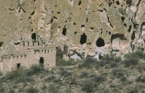 Anasazi Indian cave dwellings in the national monument