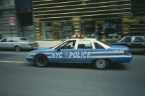 Police car on Park Avenue.