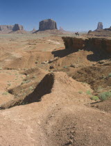 A figure on horseback in the distance on John Ford Point