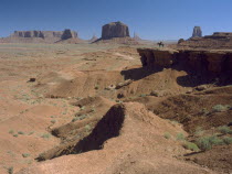 A figure on horseback in the distance on John Ford Point