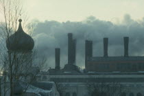 Pollution from power station behind the Kremlin.